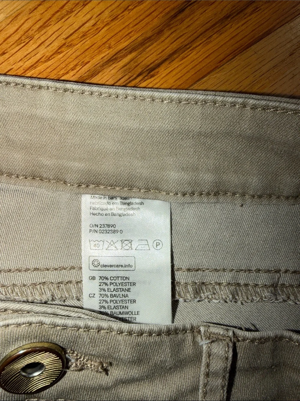 H&M Women's Skinny Jeans in Light Gray - Picture 8 of 10